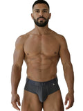 Xtremen 91250 Microfiber Mesh Briefs Color Gray