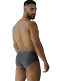 Xtremen 91250 Microfiber Mesh Briefs Color Gray