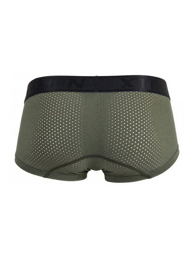 Xtremen 91252 Microfiber Mesh Trunks Color Military Green