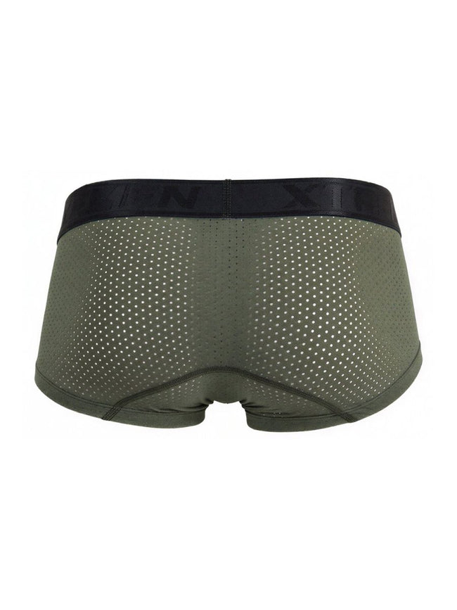 Xtremen 91252 Microfiber Mesh Trunks Color Military Green