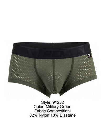 Xtremen 91252 Microfiber Mesh Trunks Color Military Green