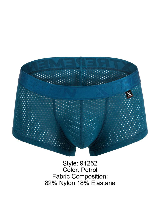 Xtremen 91252 Microfiber Mesh Trunks Color Petrol