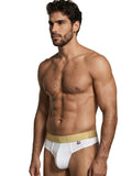 Xtremen 91253 Mens Underwear Microfiber Thongs Sleek and Supportive Color White