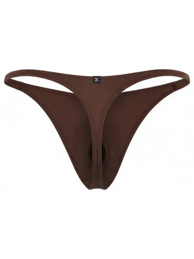 Xtremen 91254 Mens Underwear Sleek Microfiber Thongs Color Chocolate