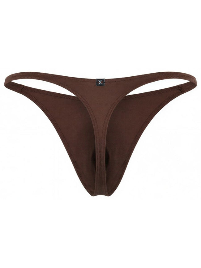 Xtremen 91254 Mens Underwear Sleek Microfiber Thongs Color Chocolate