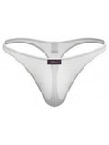Xtremen 91254 Mens Underwear Sleek Microfiber Thongs Color White