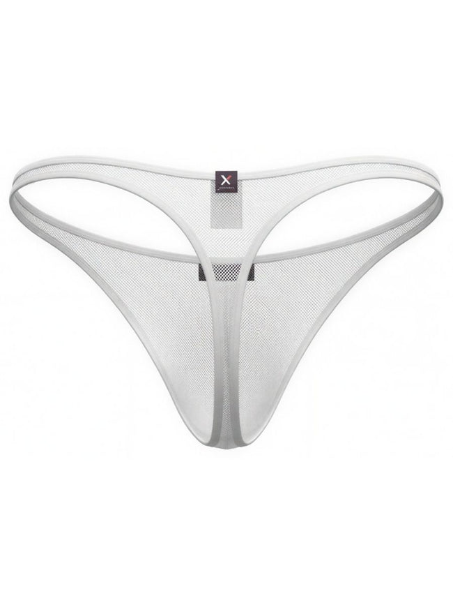 Xtremen 91254 Mens Underwear Sleek Microfiber Thongs Color White
