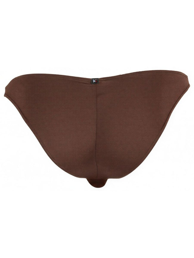 Xtremen 91255 Mens Underwear Sleek Microfiber Bikini Color Chocolate