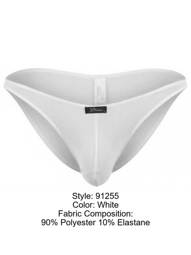 Xtremen 91255 Mens Underwear Sleek Microfiber Bikini Color White