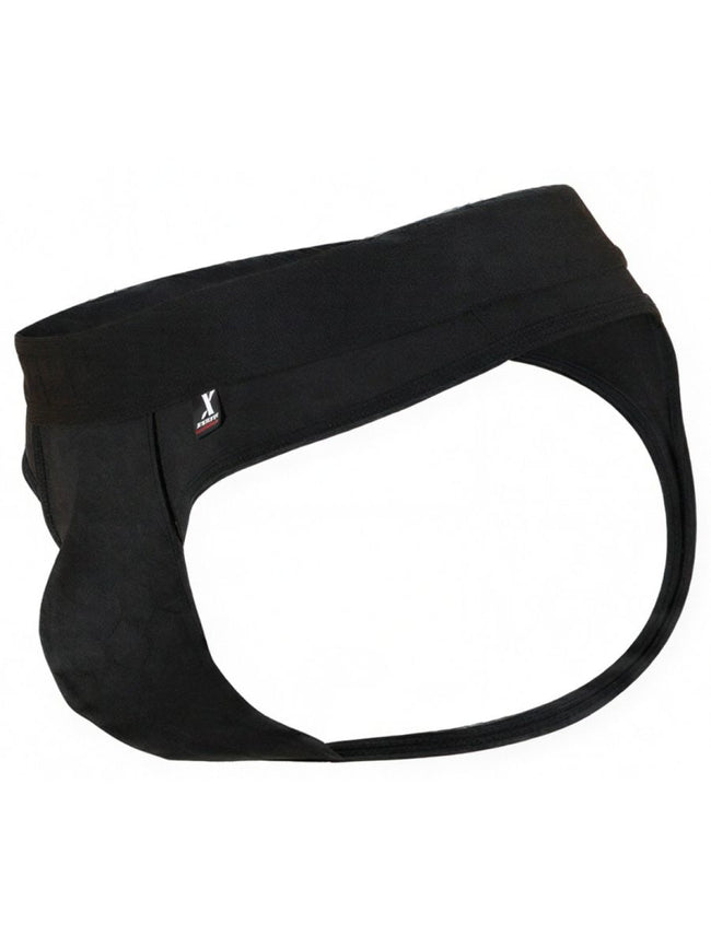 Xtremen 91257 Mens Underwear Sleek Microfiber Comfort Thongs Color Black