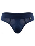 Xtremen 91257 Mens Underwear Sleek Microfiber Comfort Thongs Color Dark Blue