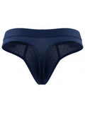 Xtremen 91257 Mens Underwear Sleek Microfiber Comfort Thongs Color Dark Blue