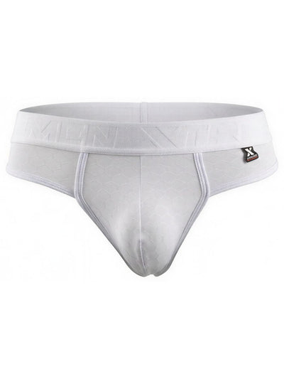 Xtremen 91257 Mens Underwear Sleek Microfiber Comfort Thongs Color White