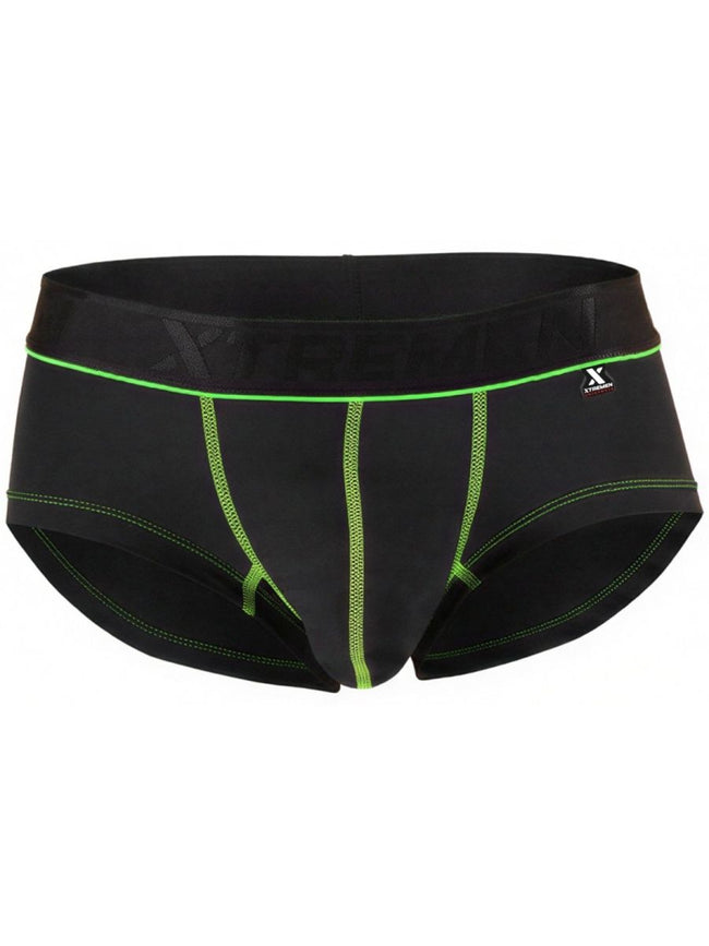 Xtremen 91259 Men's Underwear Sleek Microfiber Trunks Color Black