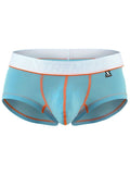 Xtremen 91259 Men's Underwear Sleek Microfiber Trunks Color Light Blue