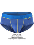 Xtremen 91259 Men's Underwear Sleek Microfiber Trunks Color Royal Blue