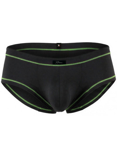 Xtremen 91260 Men's Underwear Modern Athletic Microfiber Briefs Color Black
