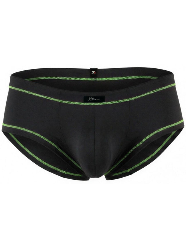 Xtremen 91260 Men's Underwear Modern Athletic Microfiber Briefs Color Black