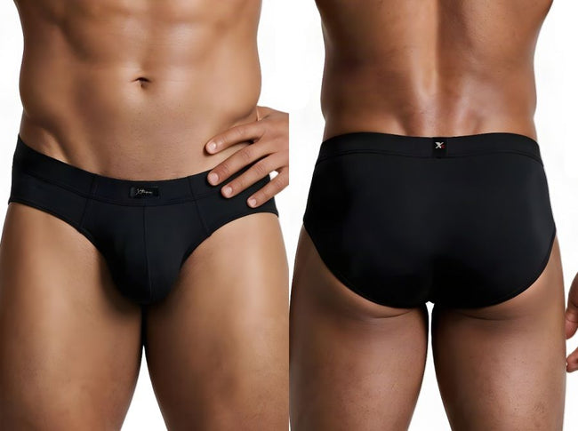 Xtremen 91261 Men's Underwear Microfiber Sleek Fit Briefs Color Black