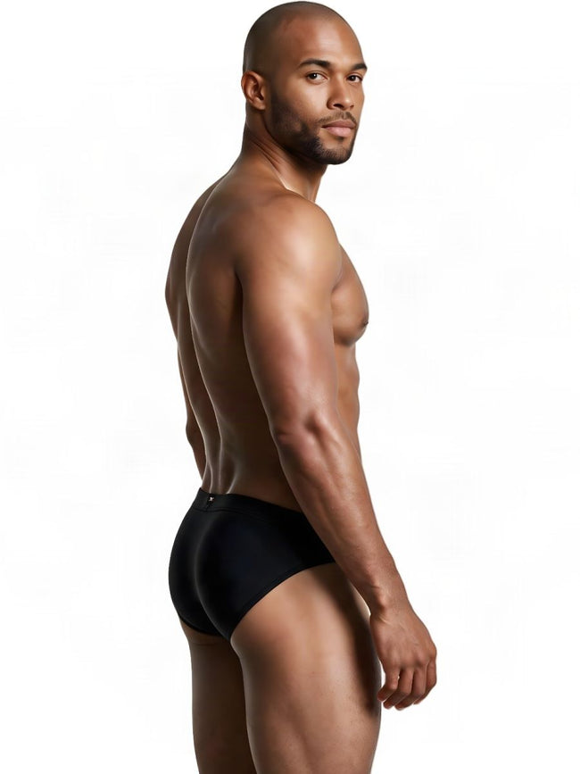 Xtremen 91261 Men's Underwear Microfiber Sleek Fit Briefs Color Black