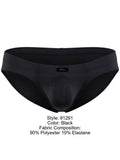 Xtremen 91261 Men's Underwear Microfiber Sleek Fit Briefs Color Black