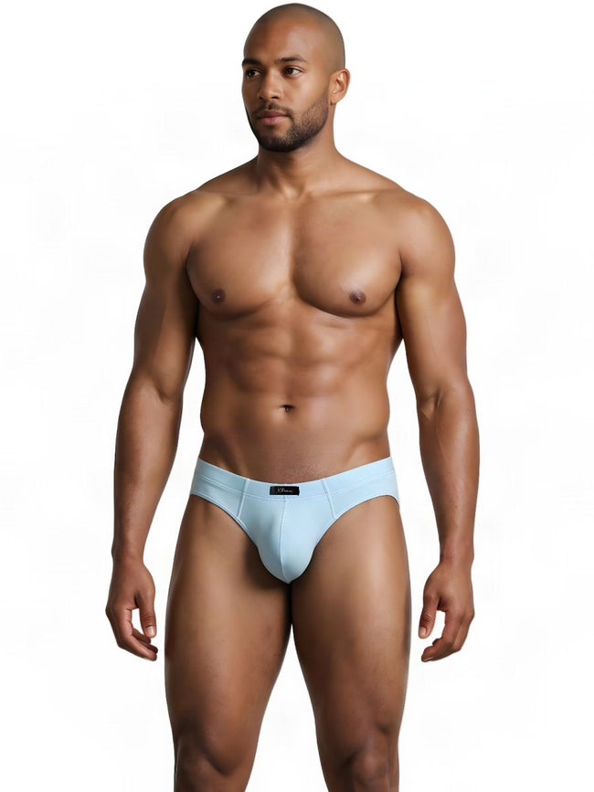 Xtremen 91261 Men's Underwear Microfiber Sleek Fit Briefs Color Light Blue