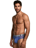Xtremen 91262 Mens Underwear Sleek Microfiber Mesh Briefs Color Blue