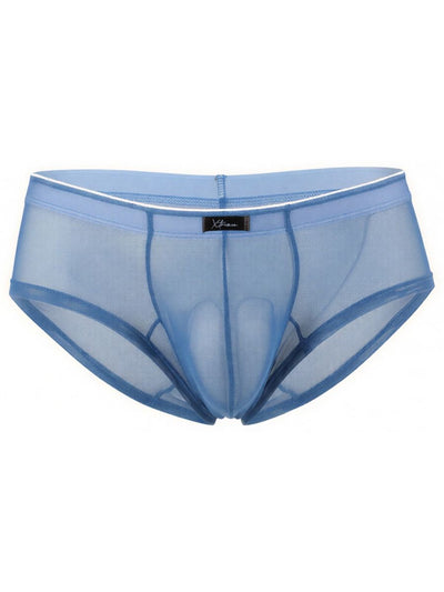 Xtremen 91263 Mens Underwear Microfiber Mesh Briefs Color Blue