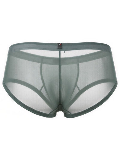 Xtremen 91263 Mens Underwear Microfiber Mesh Briefs Color Green