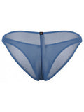 Xtremen 91264 Mens Underwear Microfiber Mesh Bikini Color Blue