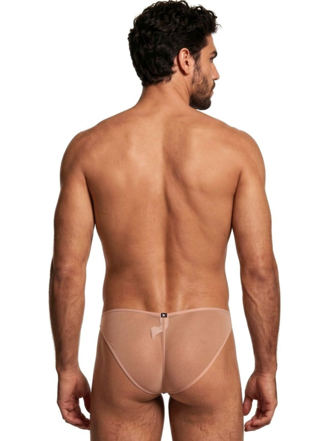 Xtremen 91264 Mens Underwear Microfiber Mesh Bikini Color Brown