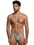 Xtremen 91264 Mens Underwear Microfiber Mesh Bikini Color Green