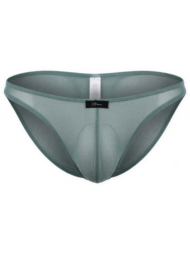 Xtremen 91264 Mens Underwear Microfiber Mesh Bikini Color Green