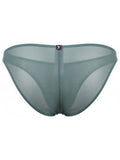Xtremen 91264 Mens Underwear Microfiber Mesh Bikini Color Green