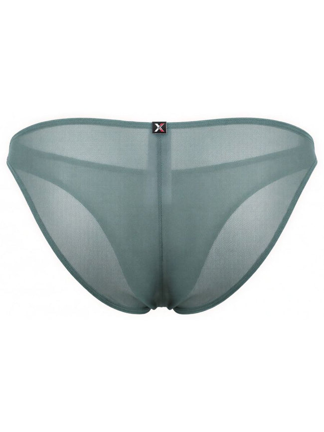 Xtremen 91264 Mens Underwear Microfiber Mesh Bikini Color Green