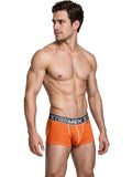Xtremen 91265 Men's Underwear Sleek Microfiber Stretch Trunks Color Orange