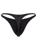 Xtremen 91266 Men's Underwear Sleek Microfiber Thongs Color Black