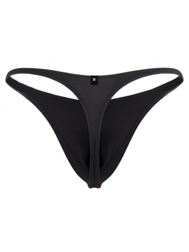 Xtremen 91266 Men's Underwear Sleek Microfiber Thongs Color Black