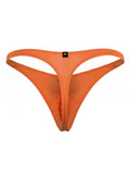 Xtremen 91266 Men's Underwear Sleek Microfiber Thongs Color Orange