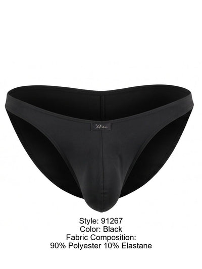 Xtremen 91267 Men's Underwear Microfiber Bikini for Modern Fit and Sleek Comfort Color Black