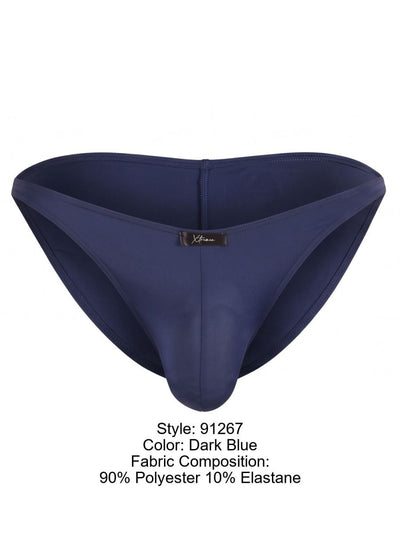 Xtremen 91267 Men's Underwear Microfiber Bikini for Modern Fit and Sleek Comfort Color Dark Blue