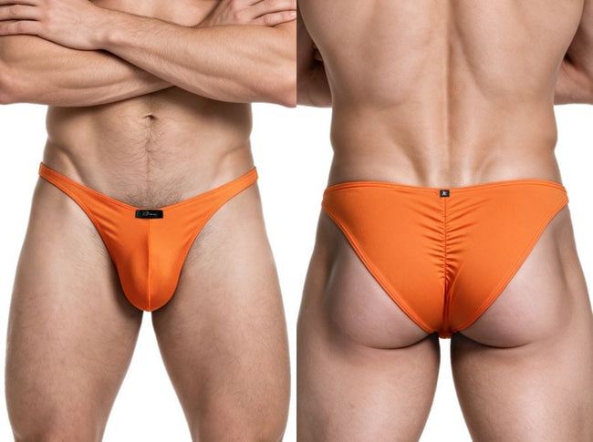 Xtremen 91267 Men's Underwear Microfiber Bikini for Modern Fit and Sleek Comfort Color Orange