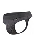 Xtremen 91268 Microfiber Mesh Thongs Color Gray