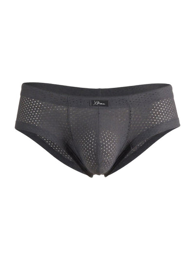 Xtremen 91269 Microfiber Mesh Briefs Color Gray