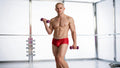 Xtremen 91269 Microfiber Mesh Briefs Color Red