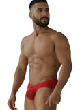 Xtremen 91270 Microfiber Mesh Briefs Color Red