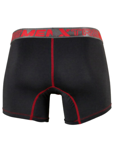 Xtremen 91271 Men's Underwear Sleek Microfiber Boxer Briefs Color Black