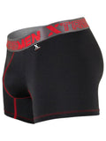 Xtremen 91271 Men's Underwear Sleek Microfiber Boxer Briefs Color Black