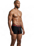 Xtremen 91271 Men's Underwear Sleek Microfiber Boxer Briefs Color Black