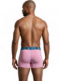 Xtremen 91271 Men's Underwear Sleek Microfiber Boxer Briefs Color Pink